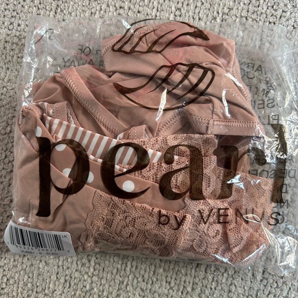 Pearl by Venus Lace Trim Boyshort 3Pk-Multi Pattern-Sz.S🤎 - Picture 6 of 6